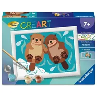 Ravensburger CreArt Malen nach Zahlen 1 St. Verliebte Otter