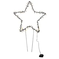 Lex LED Stern Leuchtstern Gartenstecker Lichterkette Erdspieß XL 140