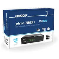 Edision Picco T265+ Terrestrischer DVB-T2 und Kabel DVB-C Receiver,