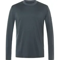 Super.natural Casual Rib Bio Langarm-t-shirt - turbulence blue -