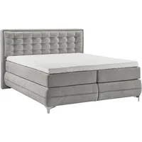 Musterring Boxspringbett MUSTERRING "Dubai", grau (d 041 grau), B:177cm