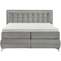 Musterring Boxspringbett MUSTERRING "Dubai", grau (d 041 grau), B:217cm