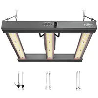 Novagrove Pflanzenlampe LED Vollspektrum IR, 150W Grow Lampe für