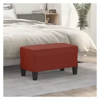 VidaXL Sitzbank Weinrot 70 x 35 x 41 cm