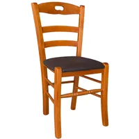 Okaffarefatto Loris Kirschbaum Mit Sitz Aus braunem Kunstleder