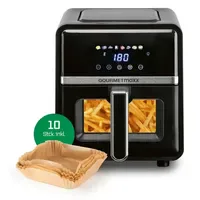 GOURMETmaxx Heißluftfritteuse 5 l schwarz