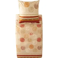 BASSETTI Bettwäsche Florence 135 x 200 cm Satin Rot