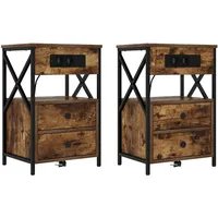 VidaXL Nachtschrank 2 pcs 40 x 31 x 60