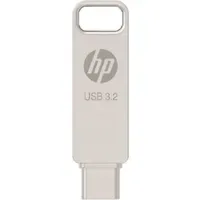 HP x206c 64GB USB-A USB-C), Metall 120MB/s