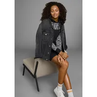 KangaROOS Sweatkleid Minikleid Schwarz 42