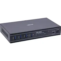 InLine KVM Switch, 2-fach, HDMI & USB-C, 4K60Hz, Umschalter