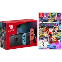 Nintendo Switch neon blau/rot + Mario Kart 8 Deluxe