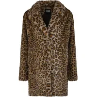 URBAN CLASSICS Damen Jacke Ladies Oversized Faux Fur Coat