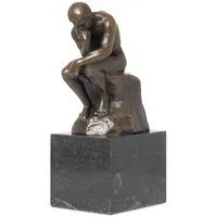 Moritz Bronzefigur Der Denker Höhe 20 cm 2,1 kg