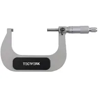 Tecwerk Bügelmessschraube DIN 863/1 75-100mm