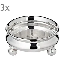 Edzard 3er Set Snackschalen / Schälchen auf Füßen Santa,