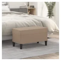 VidaXL Sitzbank Polsterbank Cappuccino-Braun 70 x 35 x 41