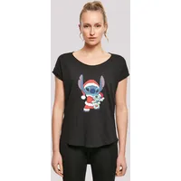 F4NT4STIC T-Shirt Disney Lilo & Stitch Weihnachten in schwarz