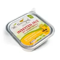 I LOVE MY CAT Insekten Pate mit Kürbis-topping 150