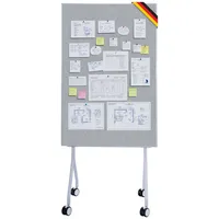 Floordirekt Mobile Präsentationstafel Giant Doppelseite Filztafel 80 x 120