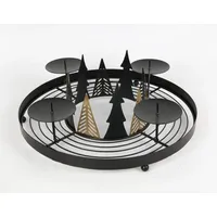 Trendline Adventskranz aus Metall Ø 30 cm x 11