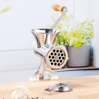 Hi Haushalt International Fleischwolf Gr. 8 aus Aluminium mit