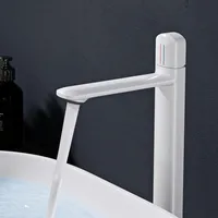 Doporro Wasserhahn Bad, Waschtischarmatur mit Auslaufhöhe 236 mm, Vollkupfer