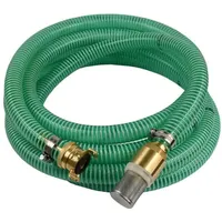 KLASEBO® Saug Druckschlauch 25mm, 3m, mit Saugkorb, Rückschlagventil, Saugkupplung