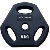 Sport-Thieme Hantelscheibe PU für Pumpset 5 kg schwarz
