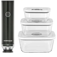 Rommelsbacher VAC 253/S Hand-Vakuumierer-Set Schwarz