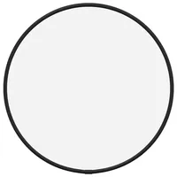 VidaXL Wandspiegel Schwarz Ø 30 cm Rund