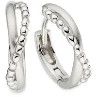 Bruno Banani Creolen Schmuck Geschenk Silbercreolen silberfarben 13,7mm