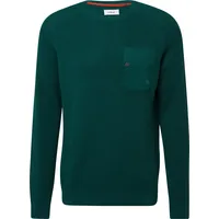 S.Oliver Strickpullover mit Brusttasche und Druckknopf - olive -