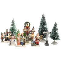 Kaemingk Lumineo Dekofiguren Weihnachtsdorf Polyresin 6-7 cm bunt 10