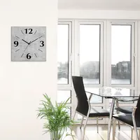 ARTland Wanduhr 30,0 cm 30 grau