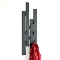 DanDiBo Ambiente Wandgarderobe 96642 Schwarz