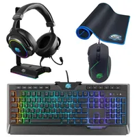 One Gaming Ultimate Bundle 01 (DE), Tastatur, Silber