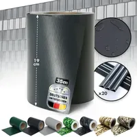 Casa pura Sichtschutzstreifen 19 x 350 cm Anthrazit PVC