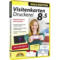 Markt + Technik Markt+Technik Visitenkarten Druckerei Gold Edition