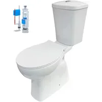 Belvit Barrierefrei Behindertengerecht WC Abgang Boden Komplettset + Deckel/Spülkasten