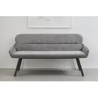 ByLIVING Sitzbank BYLIVING "Rico", grau (dunkelgrau, schwarz), B:160cm H:90cm