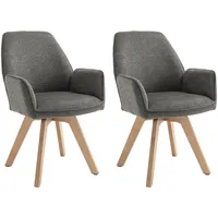 ByLIVING Esszimmerstuhl »Tony« (Set) 2 Stk.mit Massivholzgestell eichefarbig, 360