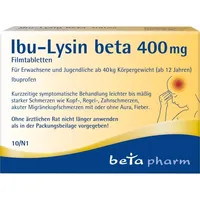 Betapharm Ibu-Lysin beta 400 mg Filmtabletten 10 st