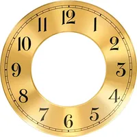 Selva Zifferblattreif Messing arabische Zahlen Ø 202 mm