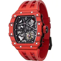 TSAR BOMBA TB8209CF-07 Herrenuhr Elementar Carbonfaser Automatik 44mm 5ATM