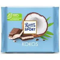 Ritter Sport Kokos Vollmilchschokolade 100 g