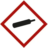 Industrial Quality Supplies Gefahrstoffsymbol Gasflasche, Typ: 03037