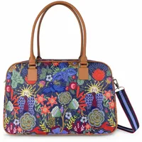 Oilily Schokland Treasues Carine Schultertasche 42 cm blau