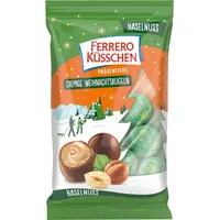 Ferrero KÜSSCHEN Cremige Weihnachtskugeln Haselnuss Schokolade min. 19 St./100,0