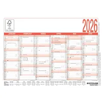 Neumann Zettler Arbeitstagekalender A6 2026 – Bürokalender kompakt 15